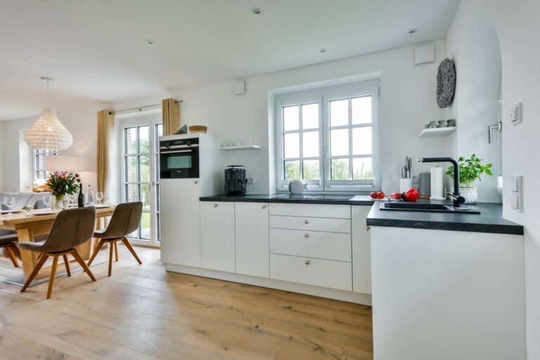 Küche in Ferienwohnung Hörnum