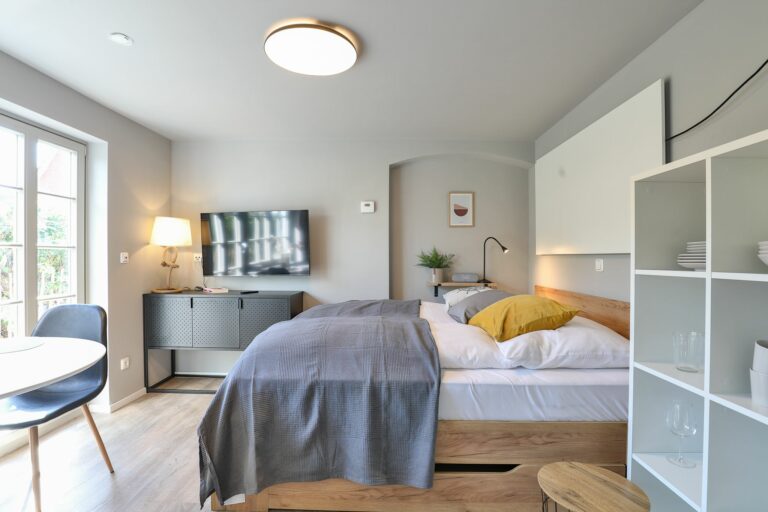 Schlafzimmer in Ferienwohnung Hörnum