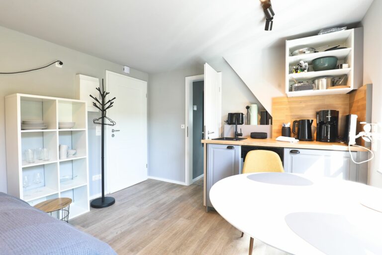 Küche in Ferienwohnung Hörnum