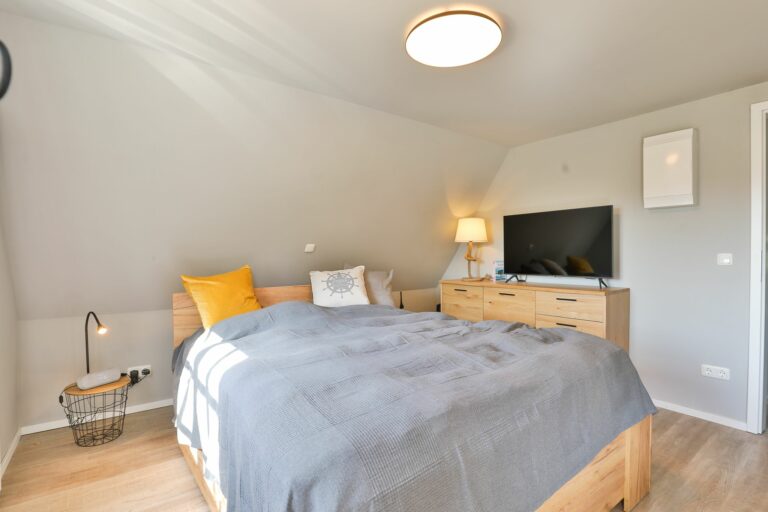 Schlafzimmer in Ferienwohnung Hörnum