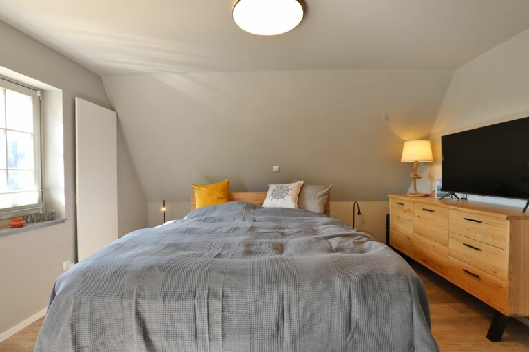 Schlafzimmer in Ferienwohnung Hörnum