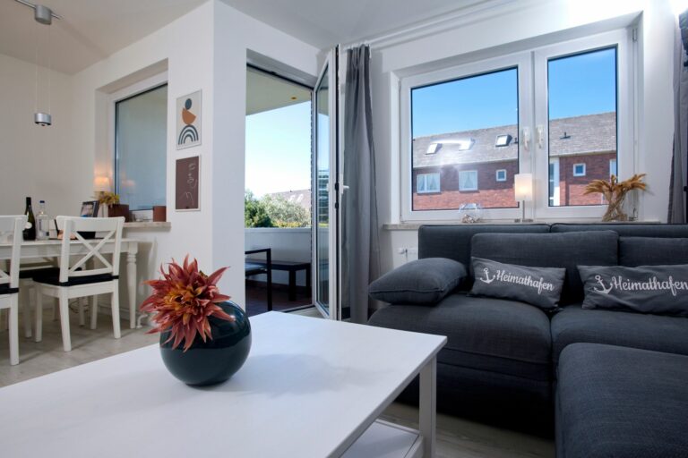Wohnzimmer in Ferienwohnung Hörnum