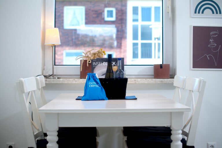 Esstisch in Ferienwohnung Hörnum