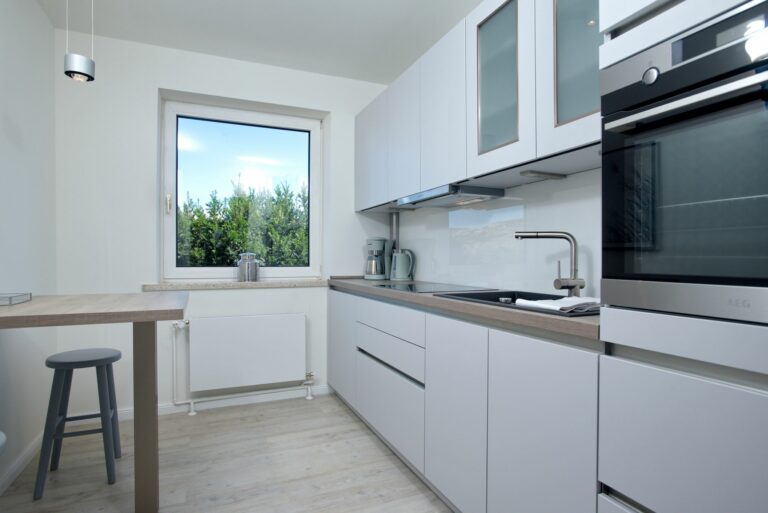 Küche in Ferienwohnung Hörnum