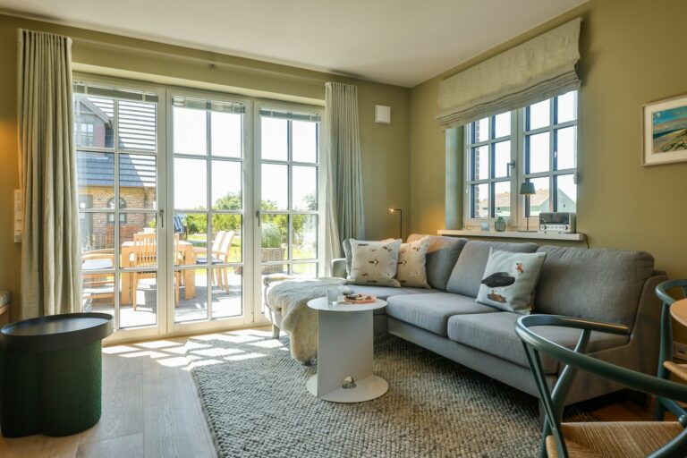 Wohnzimmer in Ferienwohnung Hörnum