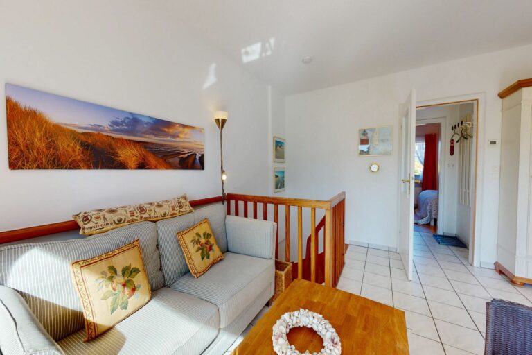 Wohnzimmer in Ferienwohnung Hörnum