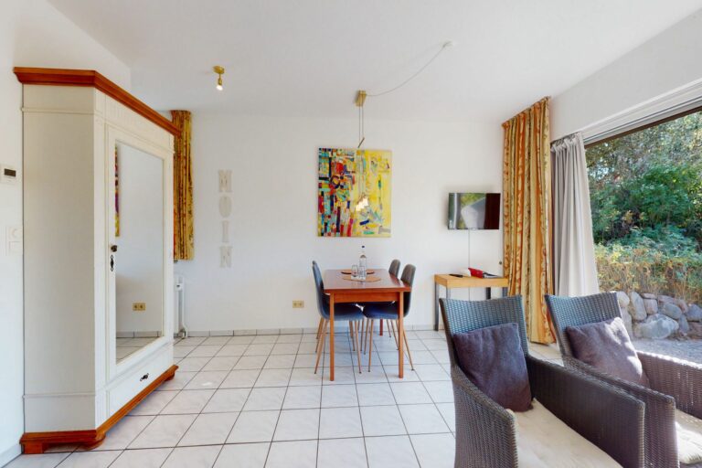 Wohnzimmer in Ferienwohnung Hörnum
