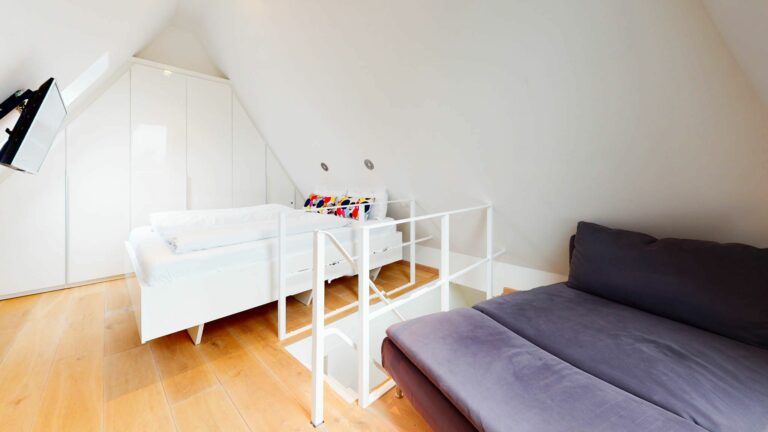 Schlafzimmer in Ferienwohnung Hörnum