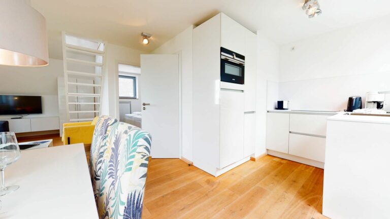 Küche in Ferienwohnung Hörnum