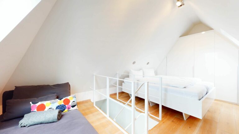 Schlafzimmer in Ferienwohnung Hörnum