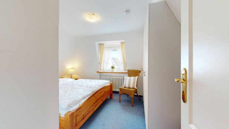 Schlafzimmer in Ferienwohnung Hörnum