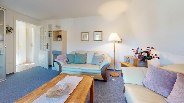Wohnzimmer in Ferienwohnung Hörnum