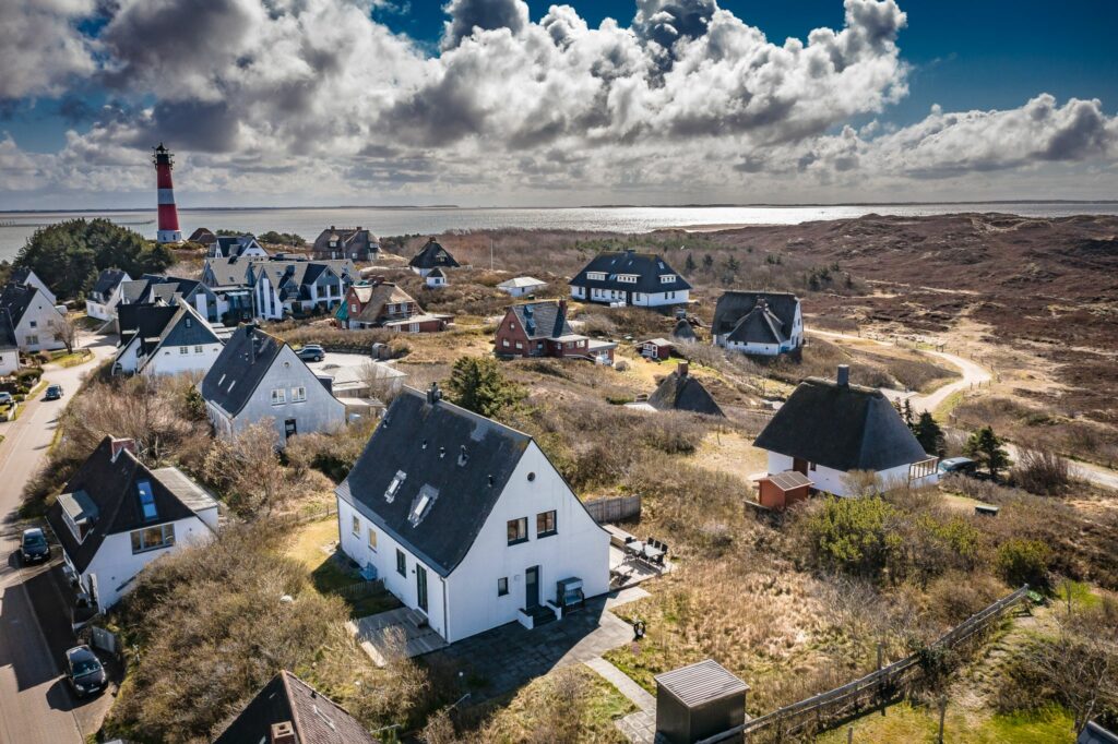 Ferienhaussiedlung auf Sylt