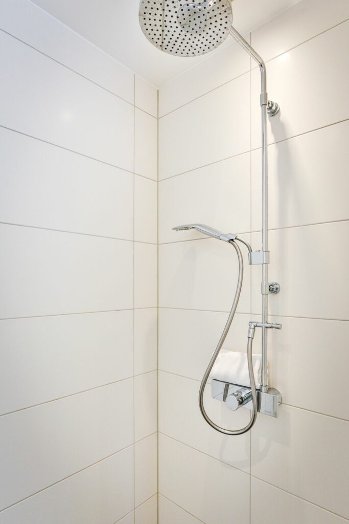 Dusche in Ferienwohnung Hörnum