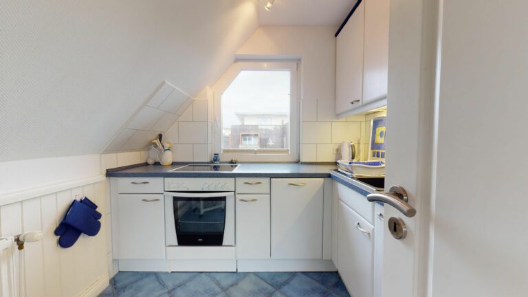 Küche in Ferienwohnung Hörnum