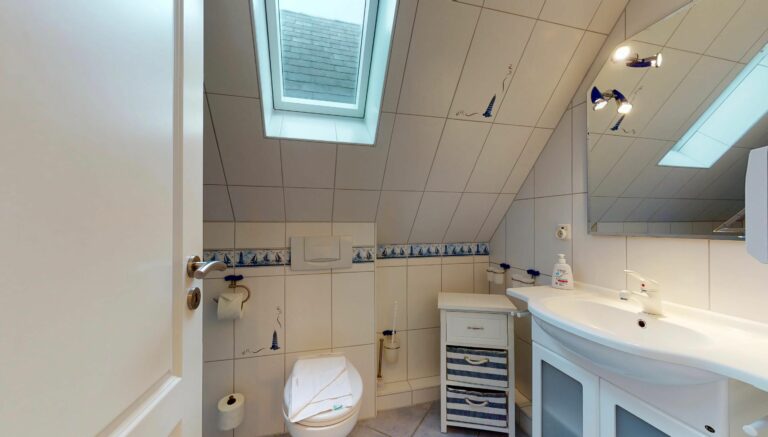 Bad in Ferienwohnung Hörnum