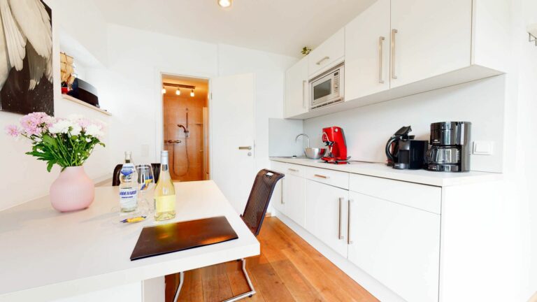 Küche in Ferienwohnung Hörnum