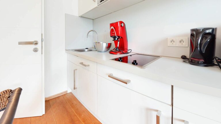 Küche in Ferienwohnung Hörnum