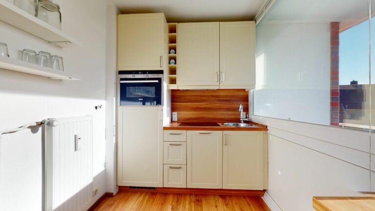 Küche in Ferienwohnung Hörnum