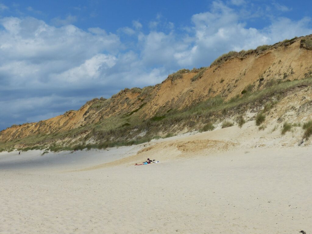 Rotes Kliff auf Sylt in Morsum.