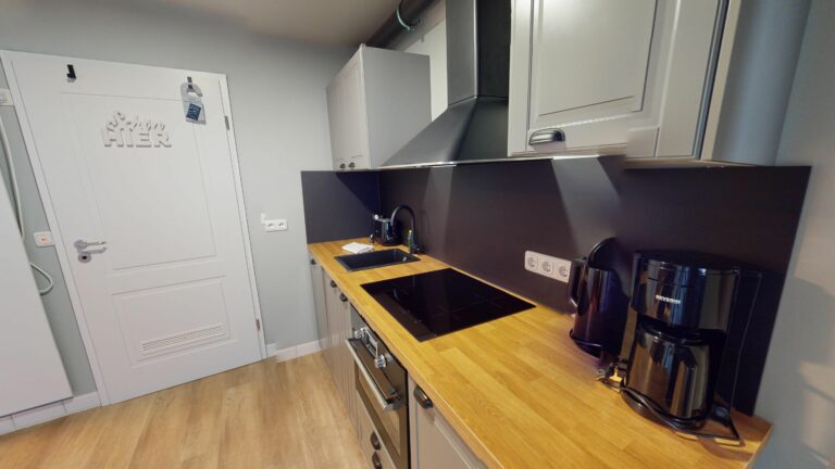 Küche in Ferienwohnung Hörnum
