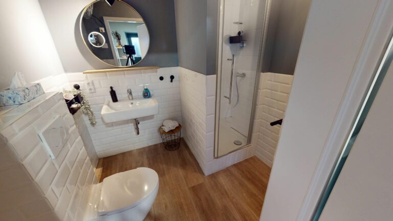 Bad in Ferienwohnung Hörnum