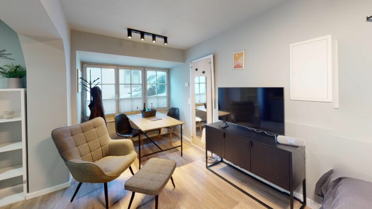 Wohnzimmer in Ferienwohnung Hörnum