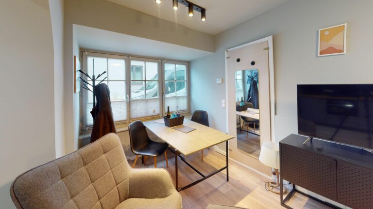 Esstisch in Ferienwohnung Hörnum