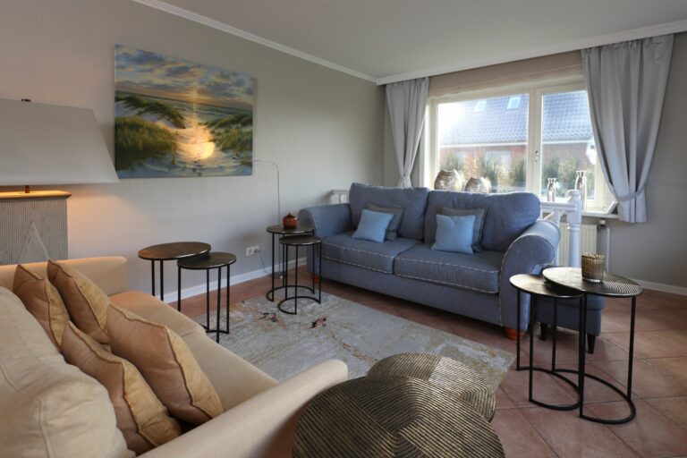 Wohnzimmer in Ferienwohnung Hörnum