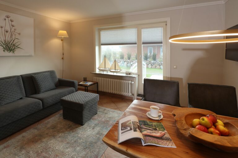 Wohnzimmer in Ferienwohnung Hörnum