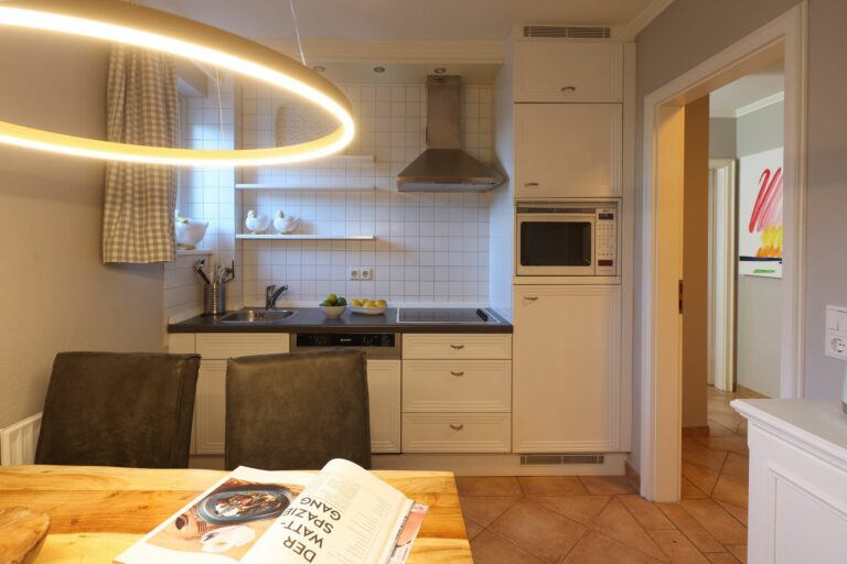 Küche in Ferienwohnung Hörnum
