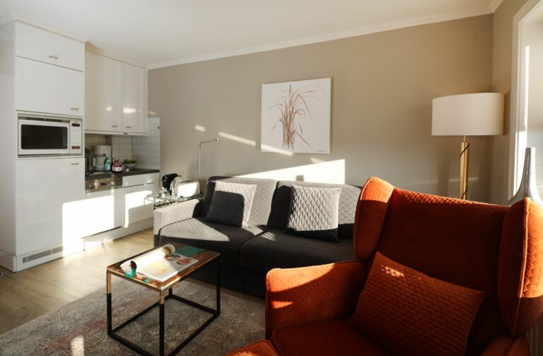 Wohnküche in Ferienwohnung Hörnum