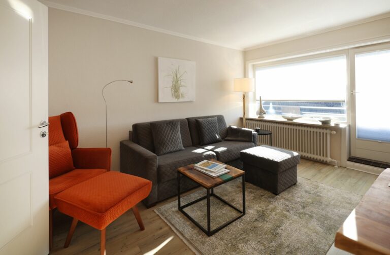 Wohnzimmer in Ferienwohnung Hörnum