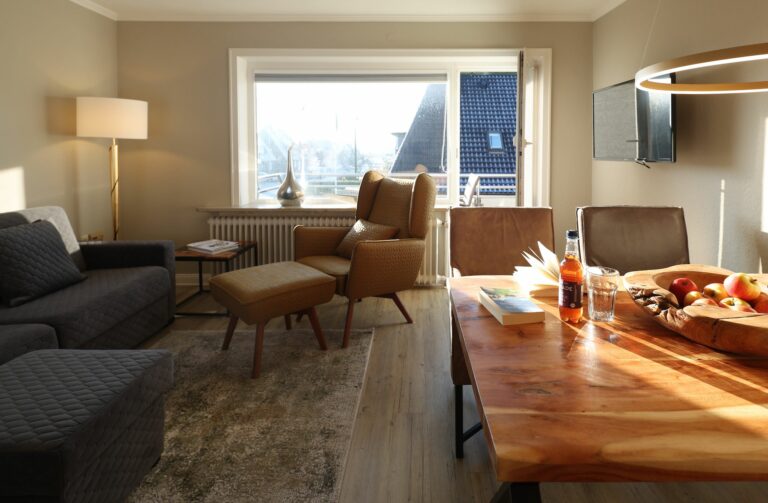 Wohnzimmer in Ferienwohnung Hörnum