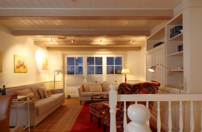 Wohnzimmer in Ferienwohnung Hörnum