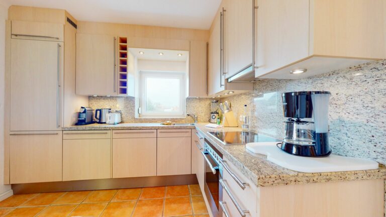 Küche in Ferienwohnung Hörnum