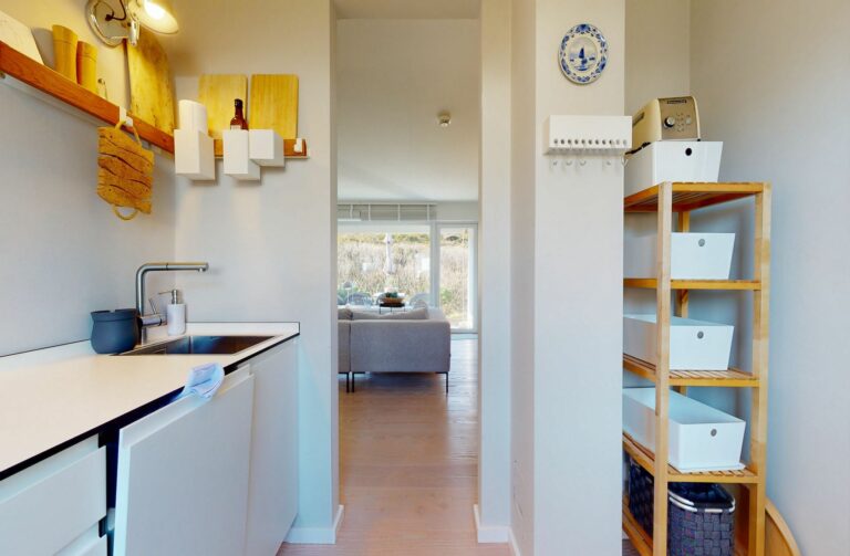 Küche in Ferienwohnung Hörnum