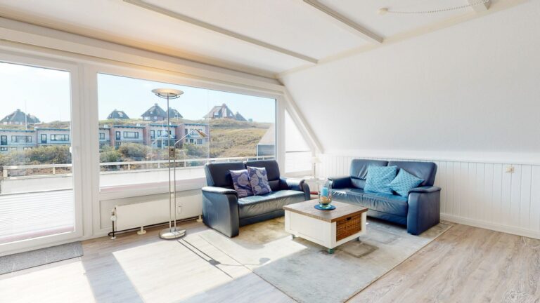 Wohnzimmer in Ferienwohnung Hörnum