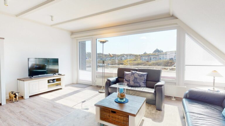 Wohnzimmer in Ferienwohnung Hörnum