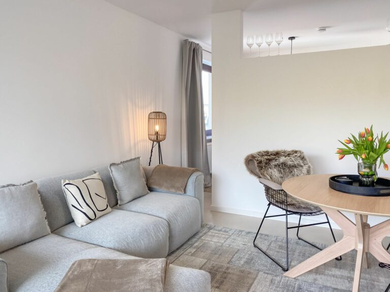 Wohnzimmer in Ferienwohnung Hörnum