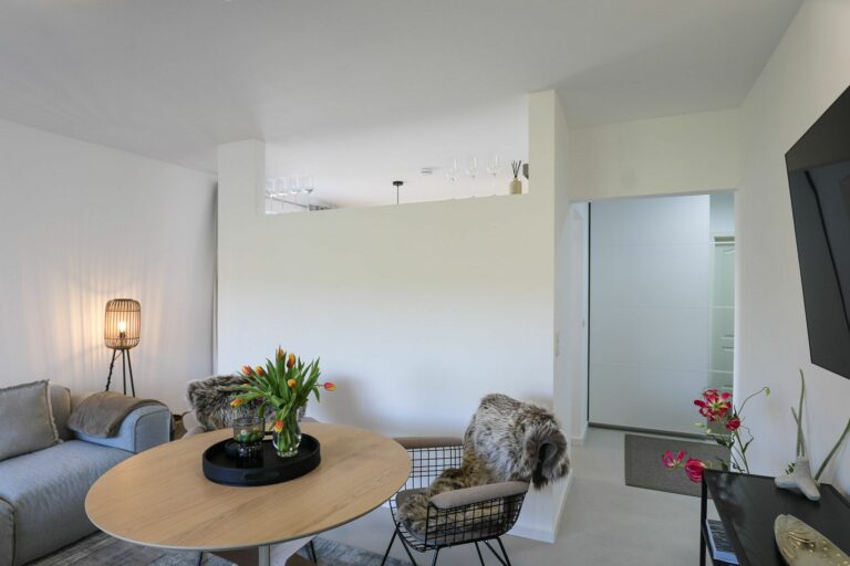 Wohnzimmer in Ferienwohnung Hörnum