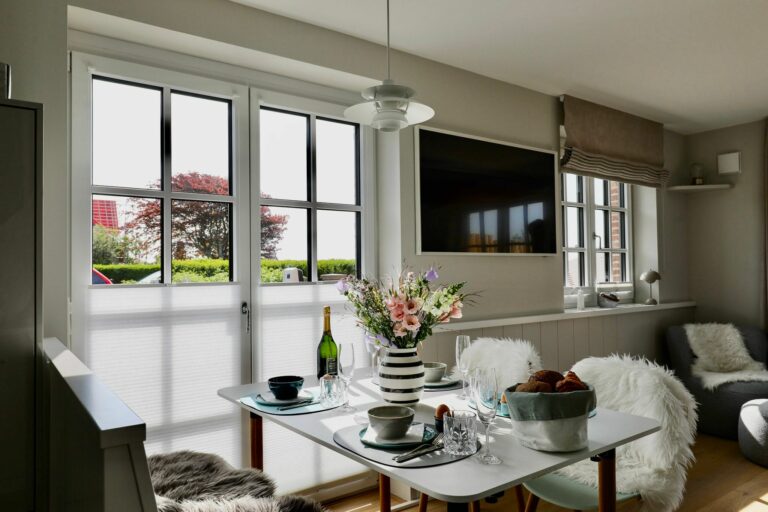 Esstisch in Ferienwohnung Hörnum