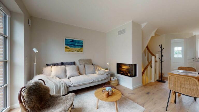 Wohnzimmer in Ferienwohnung Hörnum