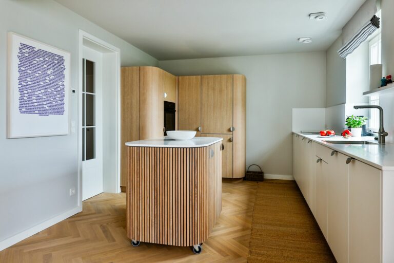 Küche in Ferienwohnung Hörnum