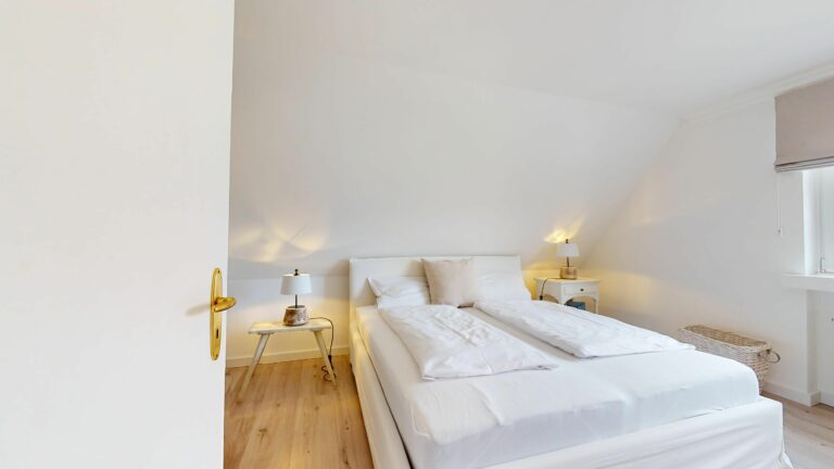 Schlafzimmer in Ferienwohnung Hörnum