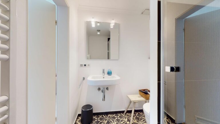 Bad in Ferienwohnung Hörnum