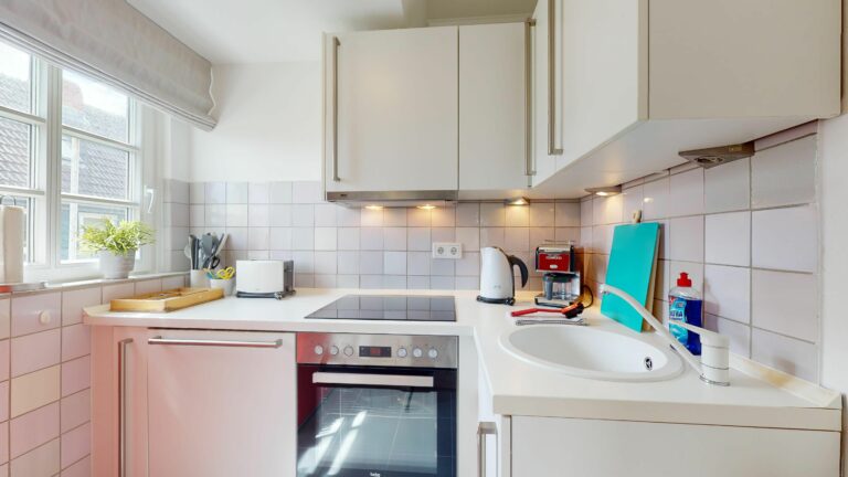 Küche in Ferienwohnung Hörnum