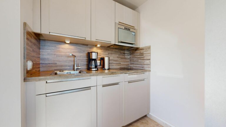 Wohnküche in Ferienwohnung Hörnum