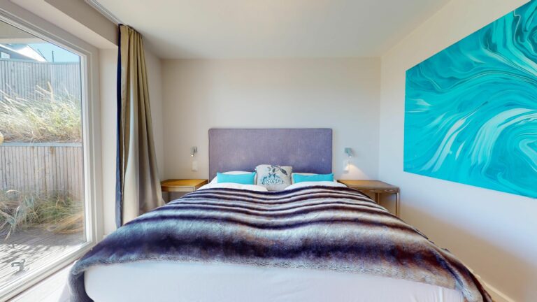 Schlafzimmer in Ferienwohnung Hörnum