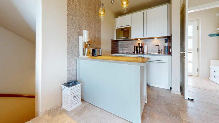 Küche in Ferienwohnung Hörnum